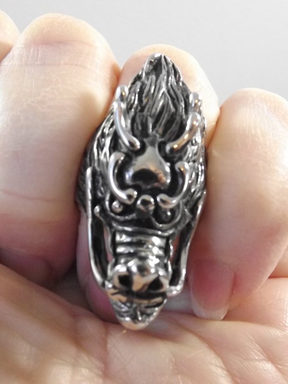 Dragon Head Reptile Ring - Size 12